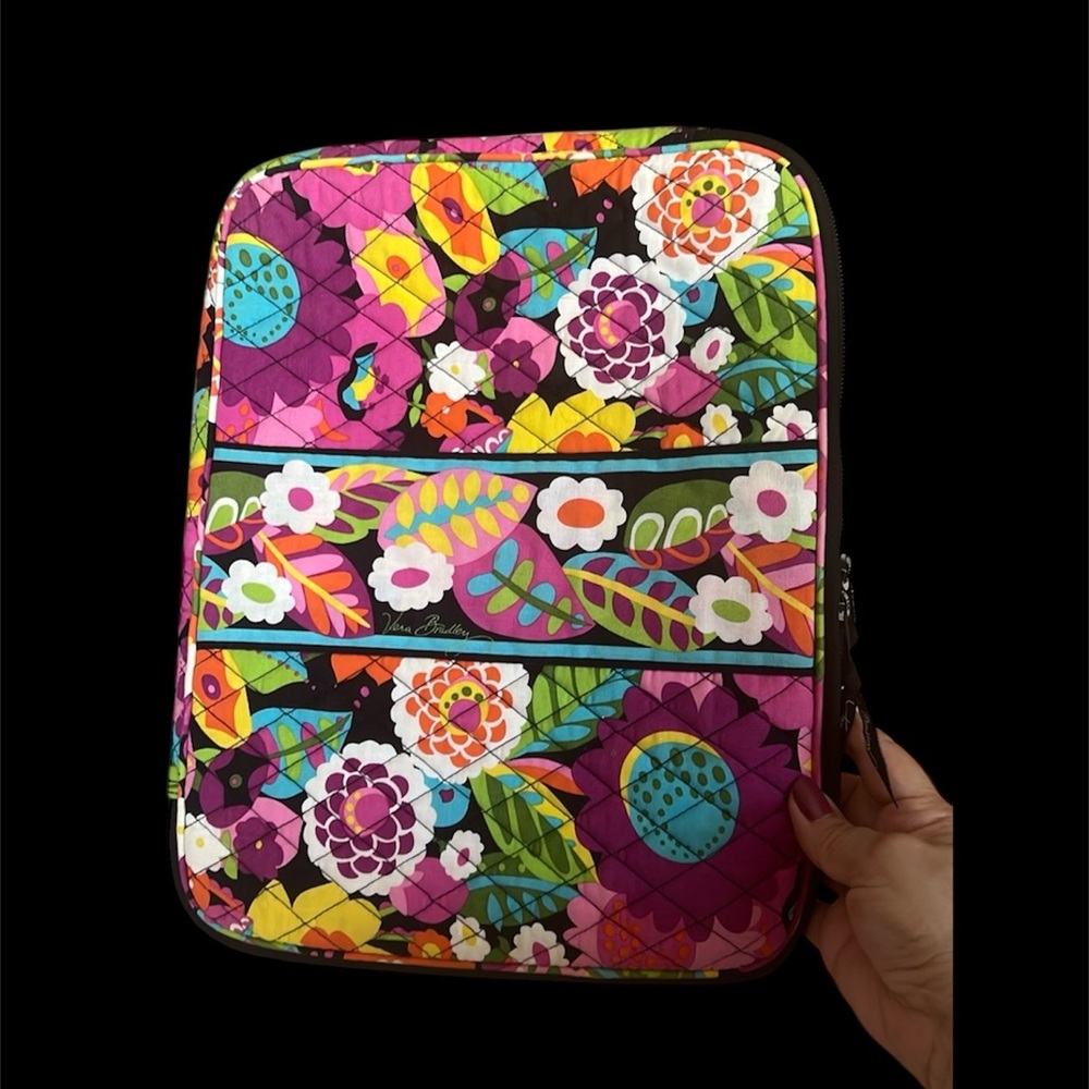 VERA BRADLEY LAPTOP SLEEVE FLORAL CASE COVER